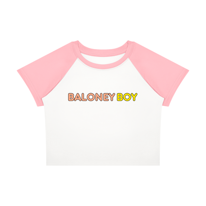 Color Block Crop T-Shirt