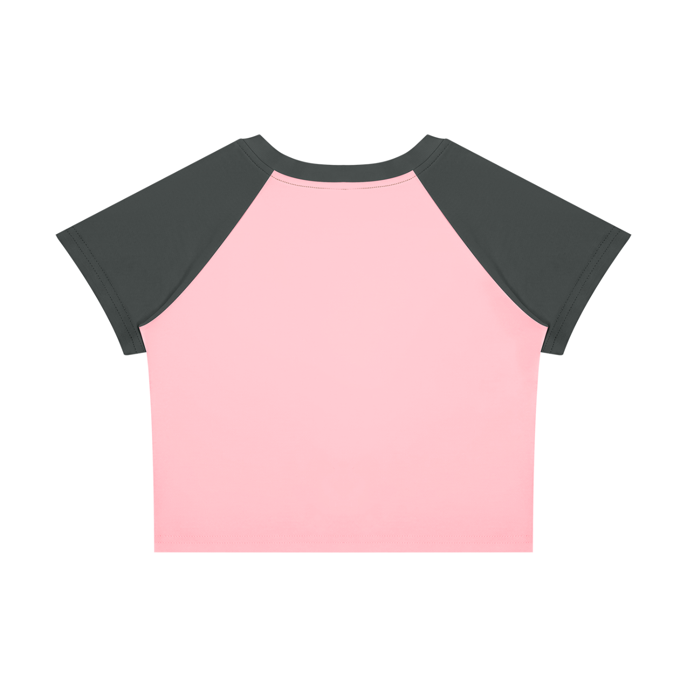 Color Block Crop T-Shirt