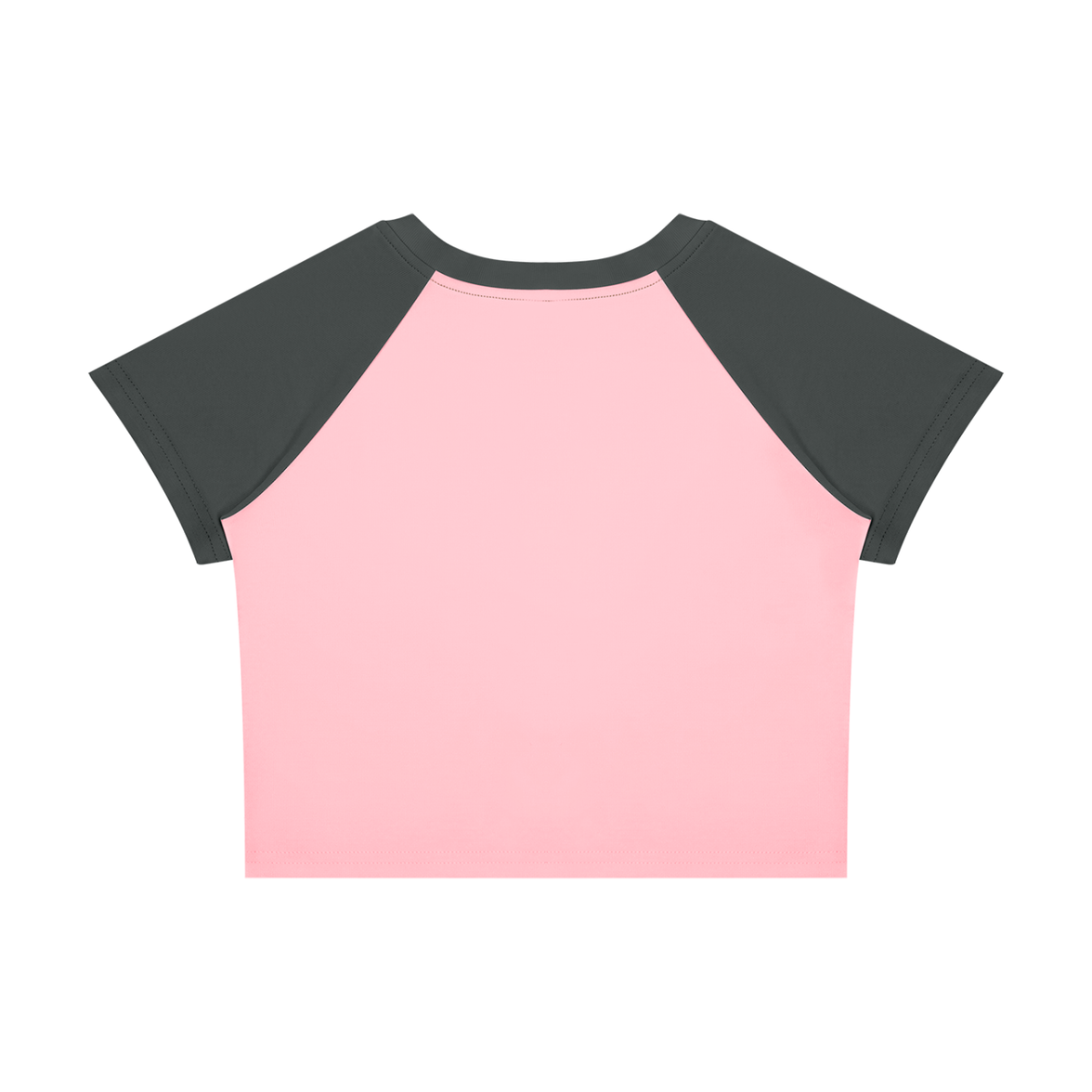 Color Block Crop T-Shirt