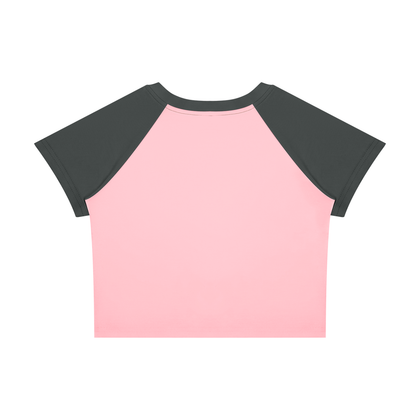 Color Block Crop T-Shirt