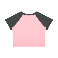 Color Block Crop T-Shirt