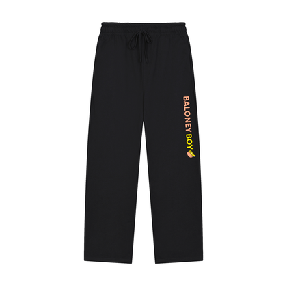 Straight-Leg Sweatpants