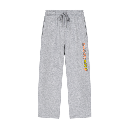 Straight-Leg Sweatpants
