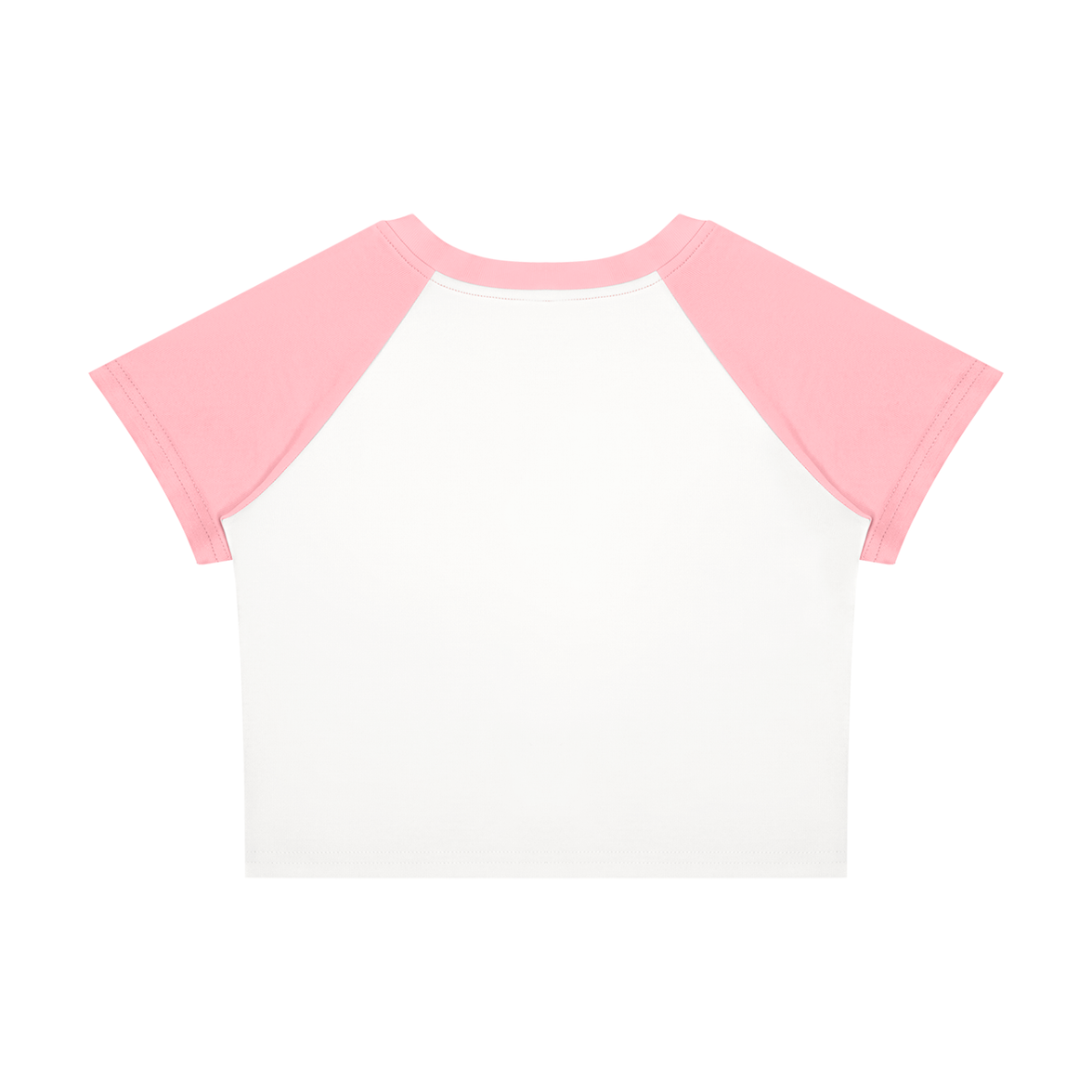 Color Block Crop T-Shirt