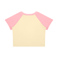 Color Block Crop T-Shirt