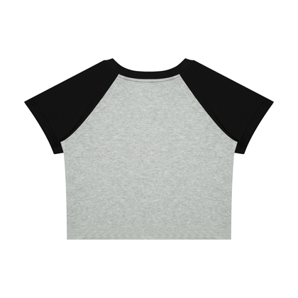 Color Block Crop T-Shirt