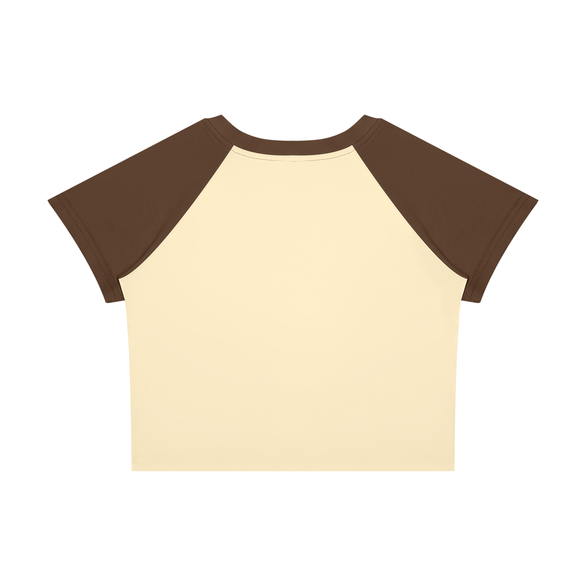 Color Block Crop T-Shirt