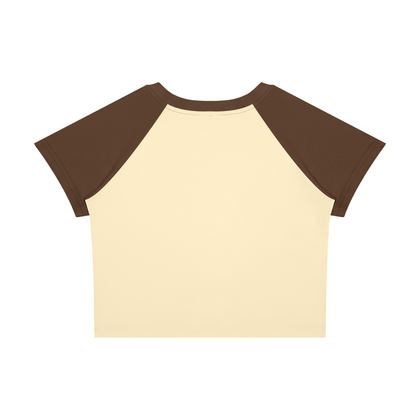 Color Block Crop T-Shirt
