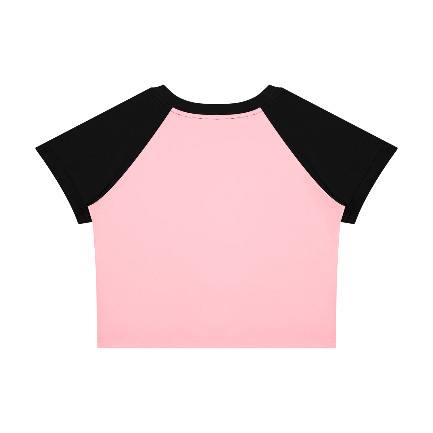 Color Block Crop T-Shirt