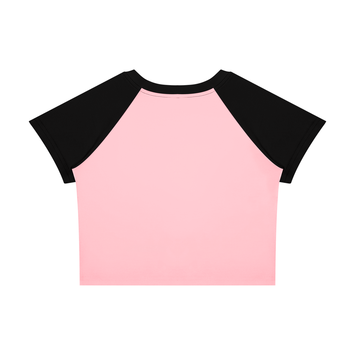 Color Block Crop T-Shirt