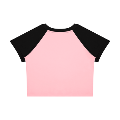 Color Block Crop T-Shirt