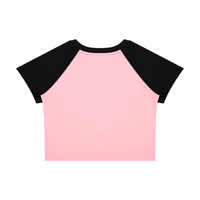 Color Block Crop T-Shirt