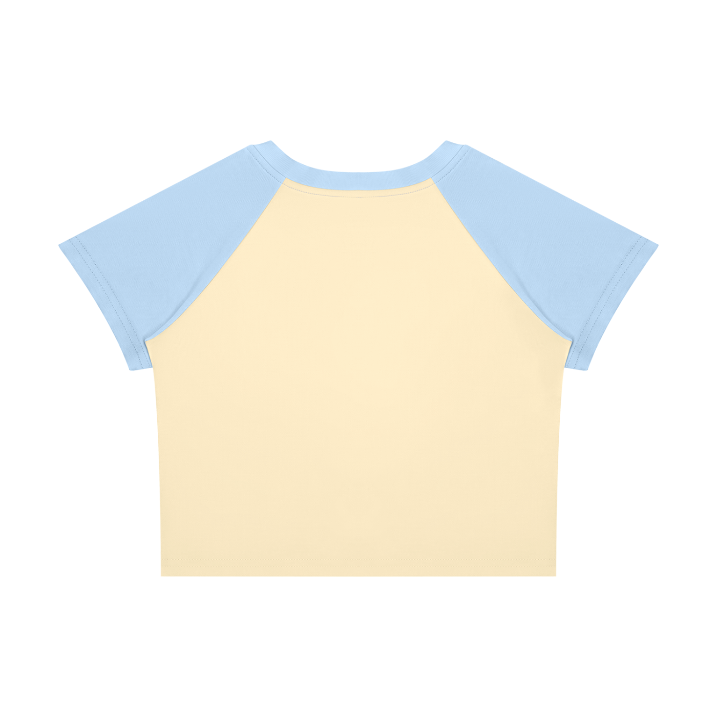 Color Block Crop T-Shirt