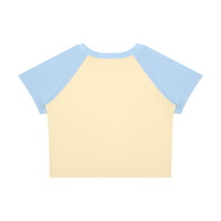 Color Block Crop T-Shirt